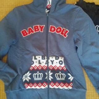 美品BABYDOLL大人用　3着セット　リバーシブルパーカの画像
