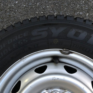 145R12 YOKOHAMA スタッドレス ホイール セットの画像