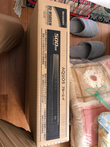 （取引者決定済み）シャープ　ブルーレイディスクレコーダー新品未使用　受付締切4/17（金）