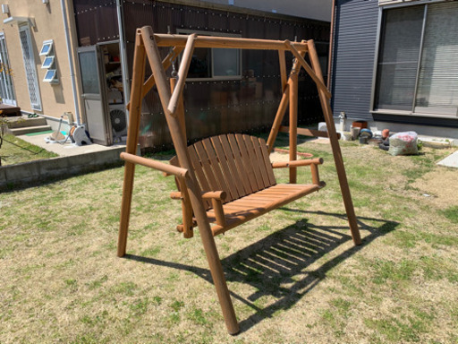 木製ブランコ