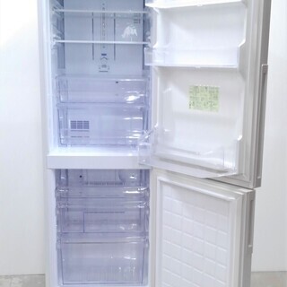 SHARP 2ドア冷蔵庫 271L SJ-PD27A-C 2015年製