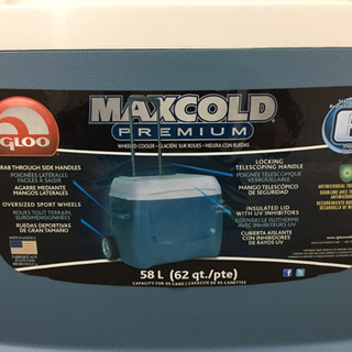 【取引中】イグルー igloo クーラーボックス マックスコールド プレミアム 58Lの画像