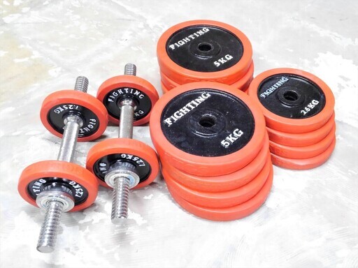 ファイティングロード ダンベルセット ラバータイプ