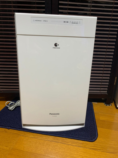 Panasonic 加湿空気清浄機 ナノイーX・エコナビ F-VC55XR-W