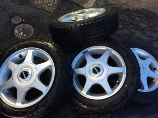 13インチ 汎用アルミホイール タイヤアルミセット