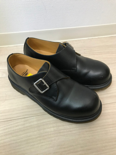 ［値下げしました！早い者勝ち］Dr.MartensドクターマーチンUK8モンクストラップバックルベルトシューズ
