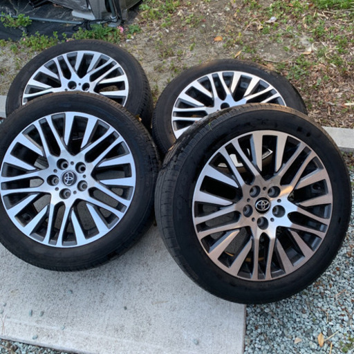 美品　アルファード　ヴェルファイア　純正　ホイール　切削光輝　18インチ