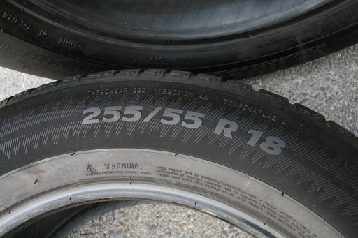 ～SOLD!～ミシュラン 255/55R18 ２本セット