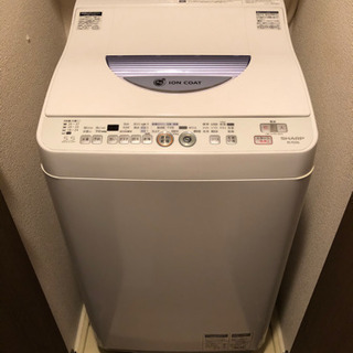 洗濯機　シャープの画像
