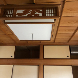 照明　　和紙の画像