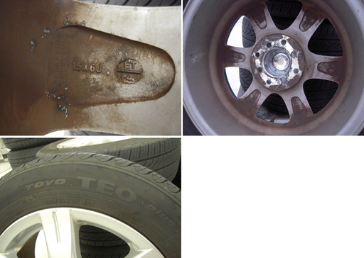 夏タイヤ 4本セット 185/65R15 TOYO 2018年製 アルミ付き 苫小牧西店　　