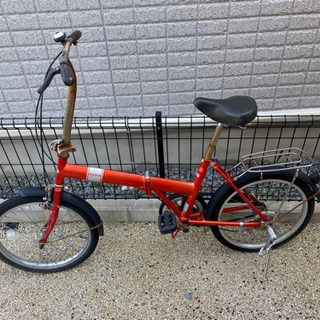 【引き渡し先決まりました】折り畳み自転車　ジャンクの画像