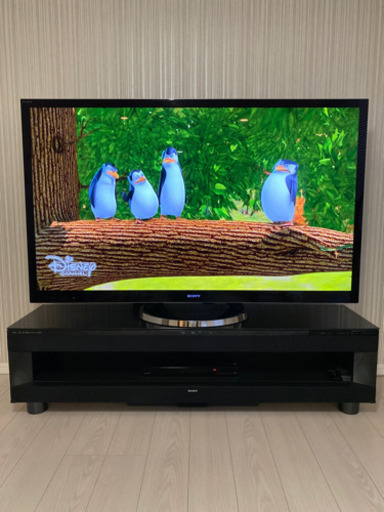 65インチ　ブルーレイ　シアターラック　３点セット