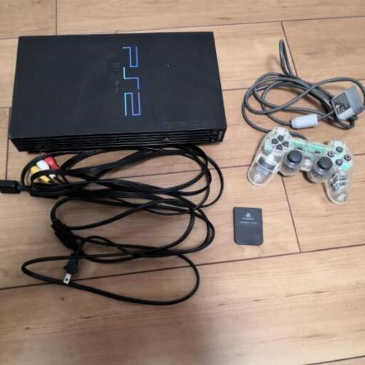 PS2本体、ソフトとセット