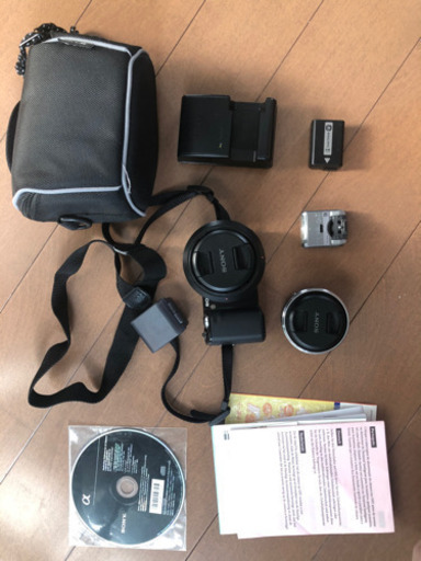 SONY NEX-5 ミラーレス　一眼　中古　おまけ付　ダブルズーム ソニー NEX-5 ミラーレス一眼 デジタルカメラ ダブルレンズキット 