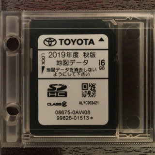 カーナビ 地図ソフト トヨタ純正ナビ 08675-0AW52 2019年 秋版年秋 DVD-ROM +SDカードの画像