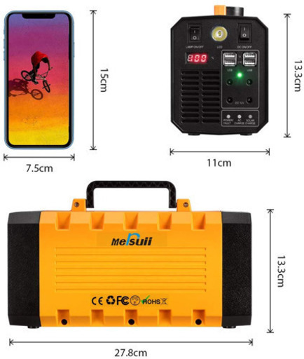 【新品未使用】ポータブル電源 アウトドア キャンプ 災害時