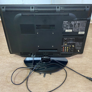 東芝 LED REGZA 22インチ USBハードディスク録画対応　地デジ液晶テレビ 22RE1 10年製 カード、リモコン付の画像