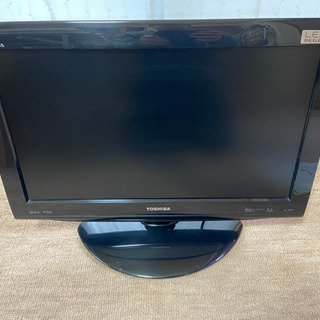 東芝 LED REGZA 22インチ USBハードディスク録画対応　地デジ液晶テレビ 22RE1 10年製 カード、リモコン付の画像