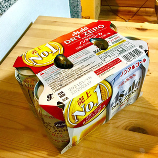 【取引中】アサヒ ドライゼロ 6缶 ノンアルコールビール