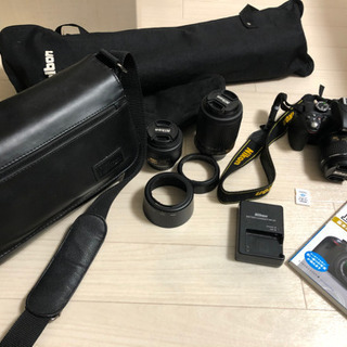 Nikon D3300一眼レフカメラ一式の画像