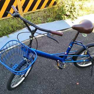 ２０インチ自転車（青）