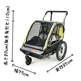 Allen Sports アレンスポーツ チャイルドトレーラー　二人乗りの画像