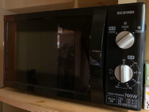 半年間使用の電子レンジ★4月18-19日取りに来れる方限定★