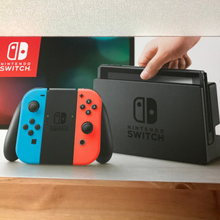お話中】NINTENDO SWITCH JOY-CON ネオンブルー/ネオンレッド フルセット