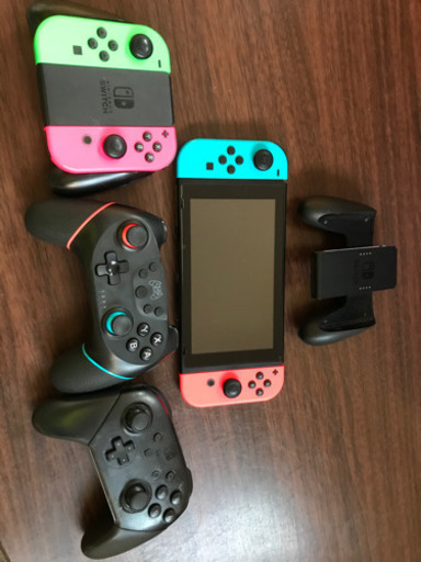 【お話中】NINTENDO SWITCH JOY-CON ネオンブルー/ネオンレッド　フルセット