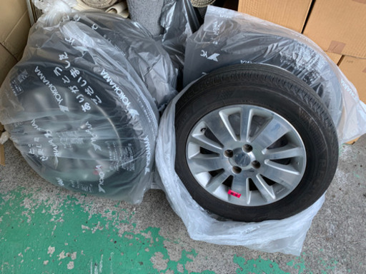 夏タイヤ 185/65R15 BRIDGESTONE ブリヂストン レグノ ホイール付き 4本セット
