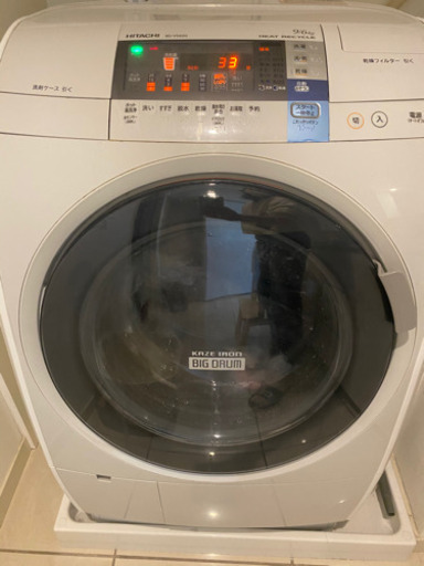 全自動洗濯乾燥機　日立
