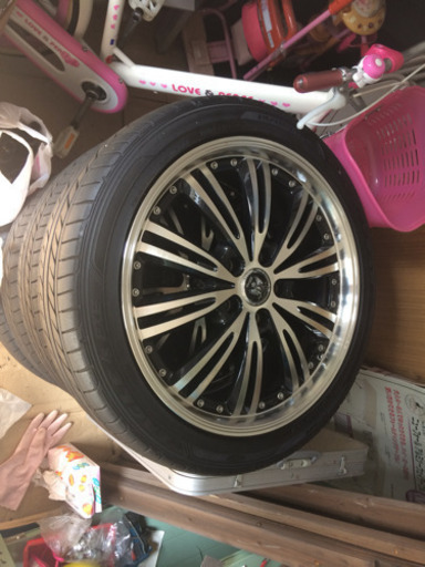 215/45/18 美品❗️ホイールタイヤ4本セット ヴォクシー等