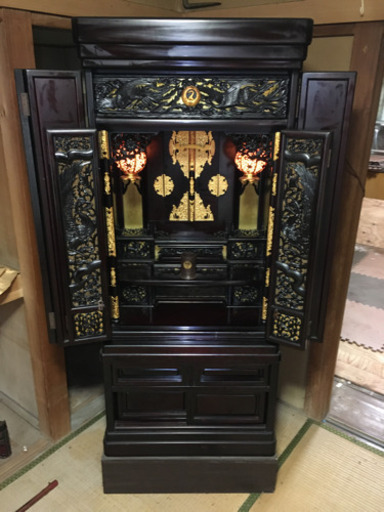 近隣送料込み 仏壇☆創価学会 日蓮 池田名誉会長 仏壇 仏具 宗教 千葉県発送