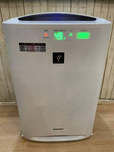 ★通電・動作確認済み SHARP/シャープ プラズマクラスター搭載 加湿空気清浄機 2012年製 ウイルス/花粉/インフルエンザ対策 ★