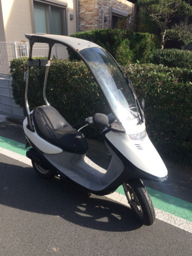 ホンダ キャビーナ90 パールホワイト ワンオーナー オートスタンドアップ付き 屋根付き