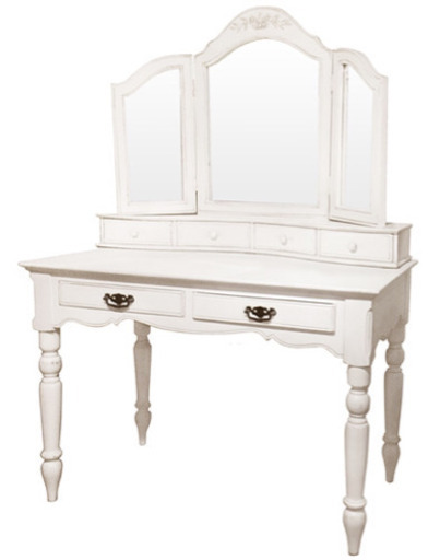 アンティークドレッサー　白