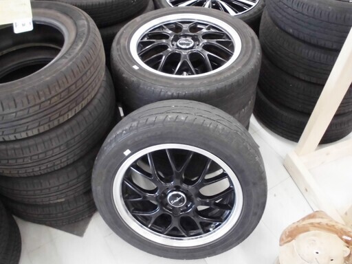 アルミ 4本 16インチ 6J +40 PCD100 4穴 Euro Sport BLEST ホイール GOODYEAR 夏タイヤ 苫