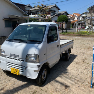スズキ　キャリイ　DA52T 平成12年　5速　78963km 車検なし　エアコン有り　ターボ、パワステ無し　決まりましたの画像