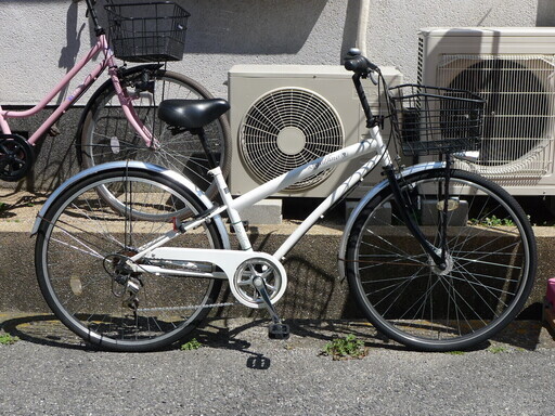 【値引不可】26インチ シティサイクル CBA REGAFFINO 6段変速 オートライト