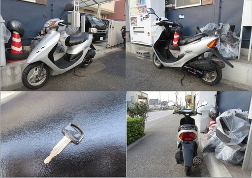 埼玉川口発！ホンダ　ライブディオ　２サイクル　シルバー　即引き渡し可能!!