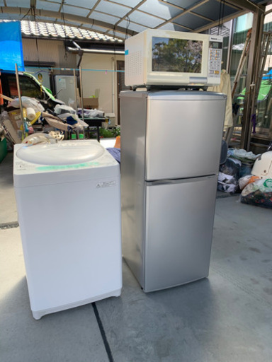 引き取り先きまりました。新生活　家電3点セット！　綺麗だと思います！
