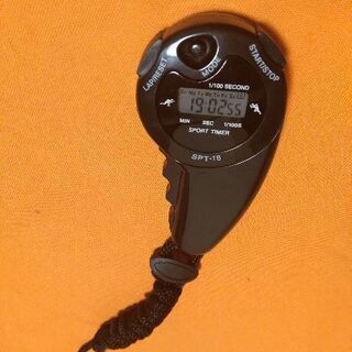 ストップウォッチ　SPT-18　ブラック