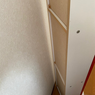 【4/19迄】収納棚付き　全身ミラー【引取に来れる方に譲ります】の画像