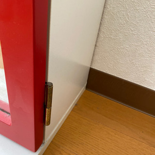 【4/19迄】収納棚付き　全身ミラー【引取に来れる方に譲ります】の画像