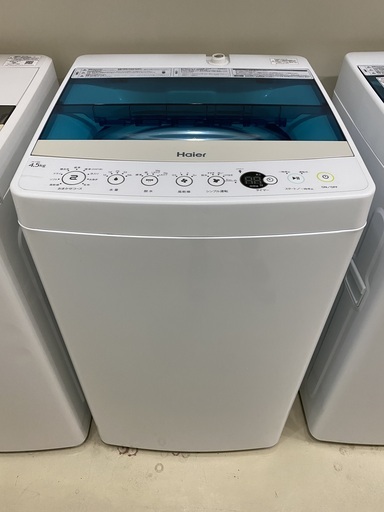 洗濯機 ハイアール Haier JW-C45A 2017年製 4.5kg 中古品