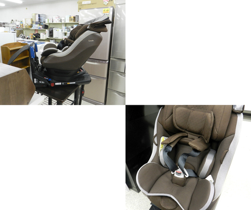 Aprica 回転式 チャイルドシート 新生児~4歳頃 ISOFIX固定 クルリラ ブラウン アップリカ ☆ PayPay(ペイペイ)