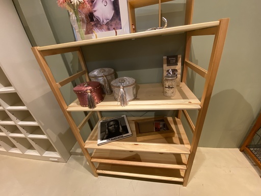 無印良品 MUJI フリーラック シェルフ 棚 ナチュラル 中古品