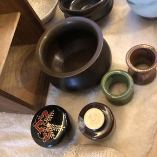 【薄茶、濃茶も対応の茶道具 セット】 茶道セット持ち運び収納入れ物、茶筅、茶道茶碗、茶杓、水指、蓋置、建水、柄杓、薄茶器棗、濃茶器茶入れ、豪華セット