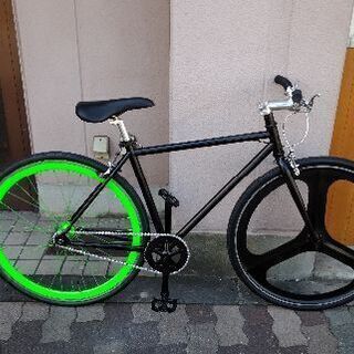 700c シングルスピードピストバイク(ブラック)